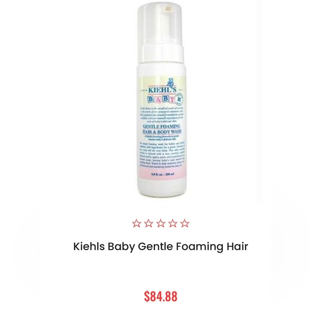 Kiehl’s Body Body & Hair Wash Foam